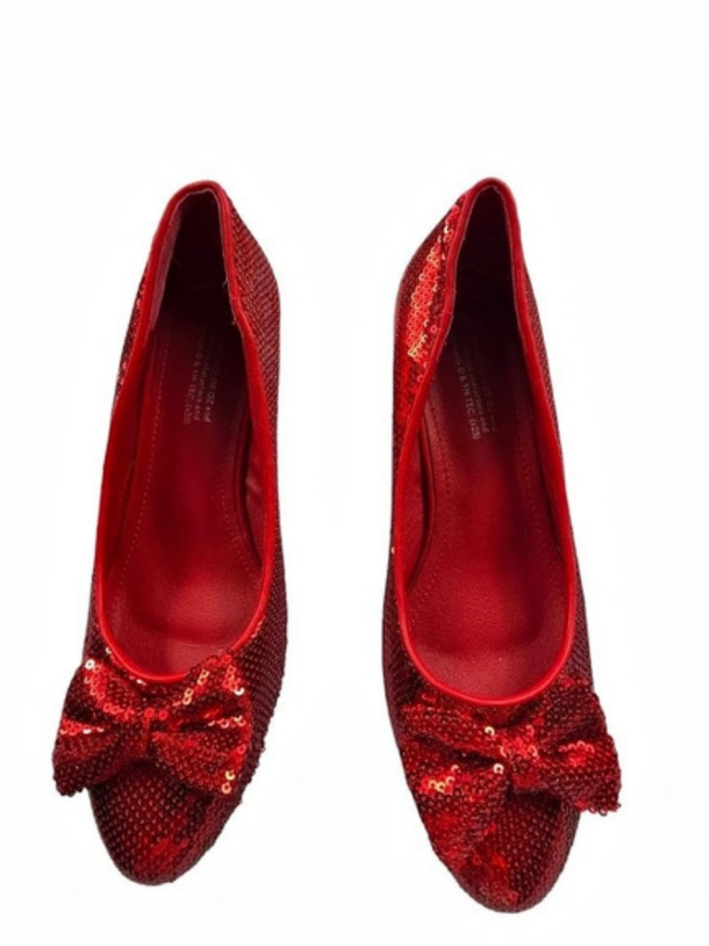 The Wizard of Oz Wizard of Oz Dorothy Sequin Block Heel Ruby Slippers Red